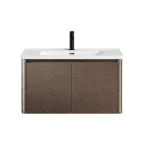 Lomis BS03金絲楠懸浮浴室櫃白底商品去背圖